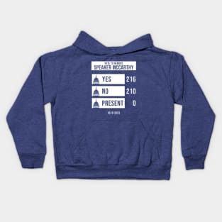 McCarthy Voted Out Political Design Kids Hoodie